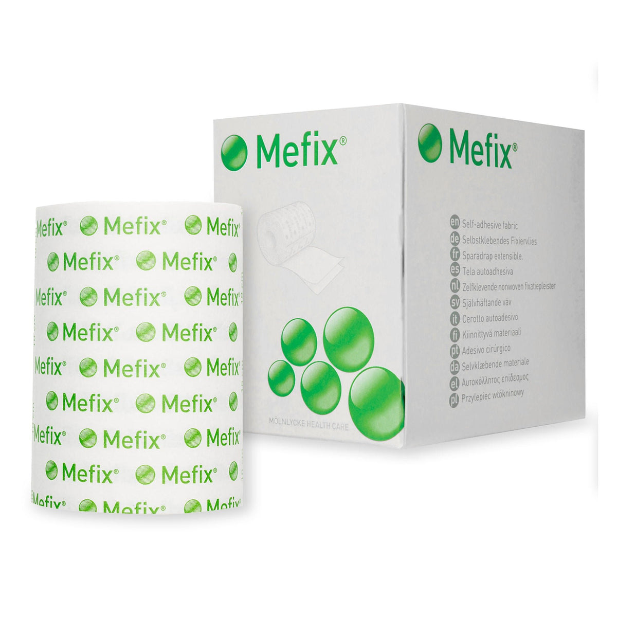 Mefix Nonwoven Dressing Retention Tape, Non-Sterile, White, 4" x 11 Yard - 311099 - LL Medico