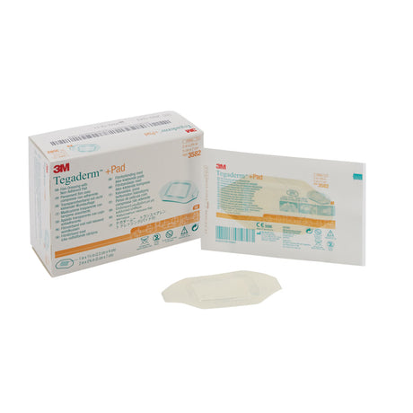 3M Tegaderm +Pad Transparent Film Dressing with Non-Adherent Pad - 3582 - LL Medico
