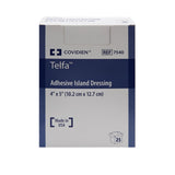Cardinal Health Telfa Island Dressing, Rectangle Sterile — 4" x 5"