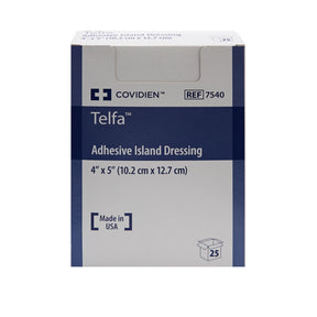 Cardinal Health Telfa Island Dressing, Rectangle Sterile — 4" x 5"