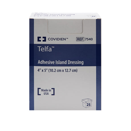Cardinal Health Telfa Island Dressing, Rectangle Sterile — 4" x 5"