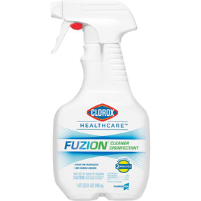 Clorox Healthcare Fuzion, Cleaner Disinfectant, Broad Spectrum, Trigger Spray, Liquid, 32 oz Bottle, Scented, Nonsterile - 31478 - LL Medico