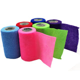 CoFlex Cohesive Bandage, Self-Adherent Closure, Neon Pink / Blue / Purple / Light Blue / Neon Green / Red, Latex, NonSterile, 14 lbs. Tensile Strength - LL Medico