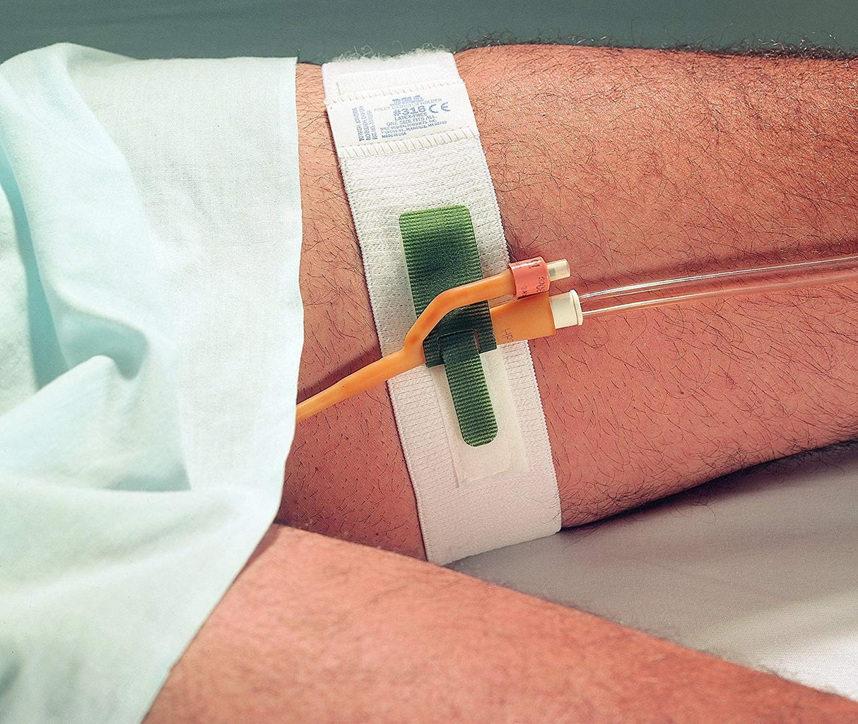 Dale Hold-N-Place Foley Catheter Holder Leg Strap, 2" Wide, Up to 30" - 316 - LL Medico