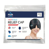 Polar Ice Hot/Cold Relief Cap with Flexible Gel Lining, Gray, One Size Fits Most - 31610 - LL Medico