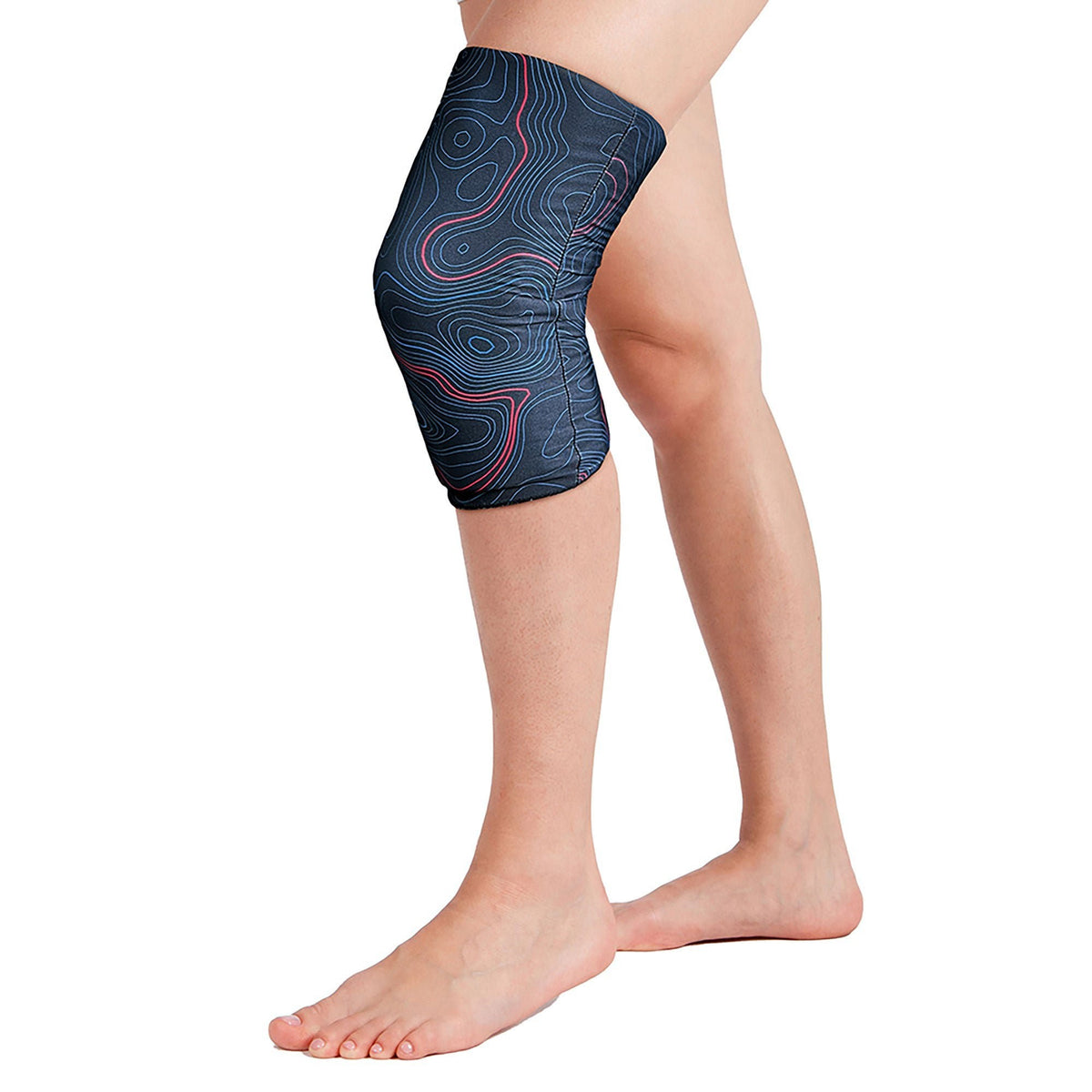 Polar Ice Hot / Cold Sleeve with Flexible Gel Lining, Large/X-Large, Gray Swirl - 31616 - LL Medico