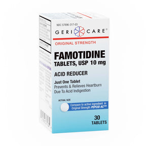 Geri-Care Famotidine Acid Reducer, 10 mg, Tablet - 317-03-GCP - LL Medico