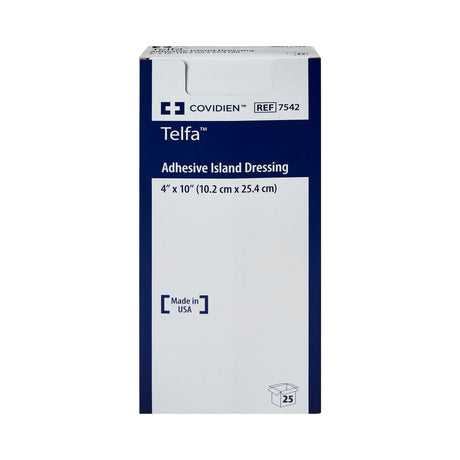 Cardinal Health Telfa Island Dressing, Rectangle Sterile — 4" x 10"