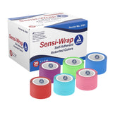 Sensi-Wrap Self-Adherent Cohesive Bandage, Nonsterile, 1" x 5 yd, Multicolor, Contains Latex - 3181-Single - LL Medico