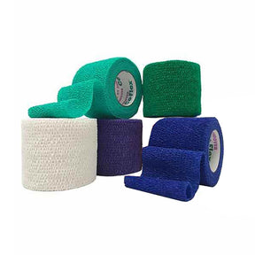 CoFlex Cohesive Bandage, Self-Adherent Closure, 2" x 5yd, Teal/Blue/White/Purple/Green, Nonsterile, 14 lbs Tensile Strength - 3200RB-036-Single - LL Medico