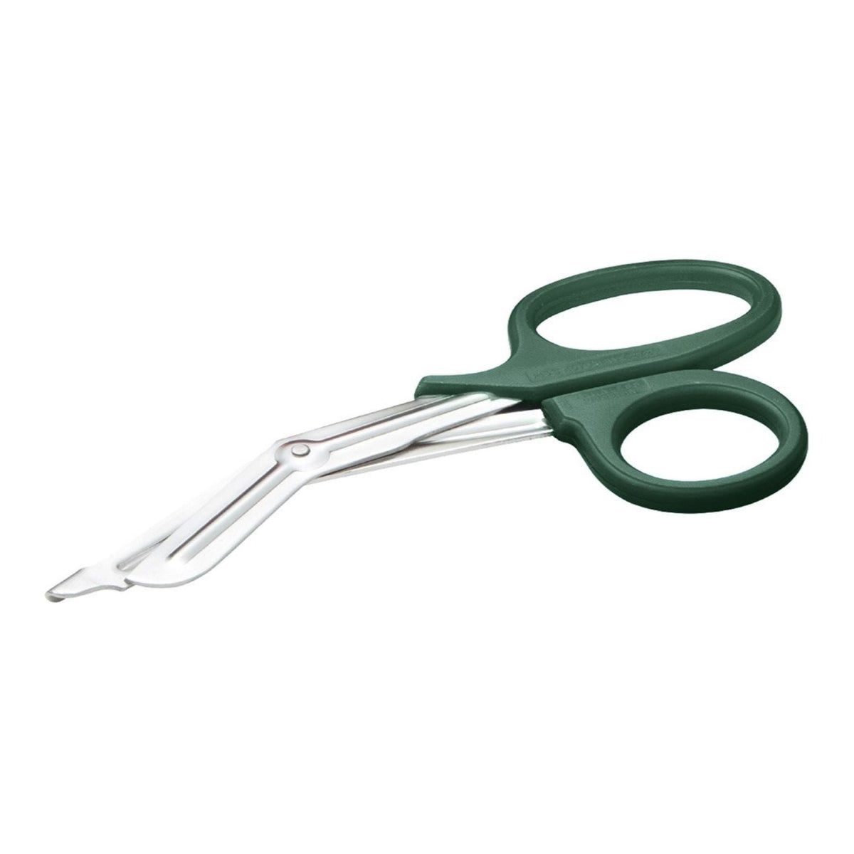 McKesson Medicut Trauma Shears, Green, NonSterile, 7.25" Length, Stainless Steel, Finger Ring Handle, Blunt Tip - 320DGMM - LL Medico