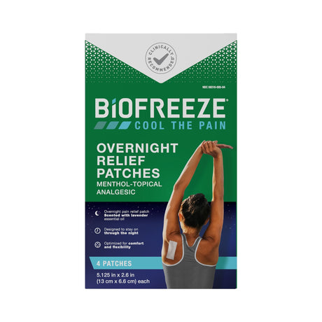Biofreeze Classic Overnight Menthol Pain Relief Patch, 5% Menthol