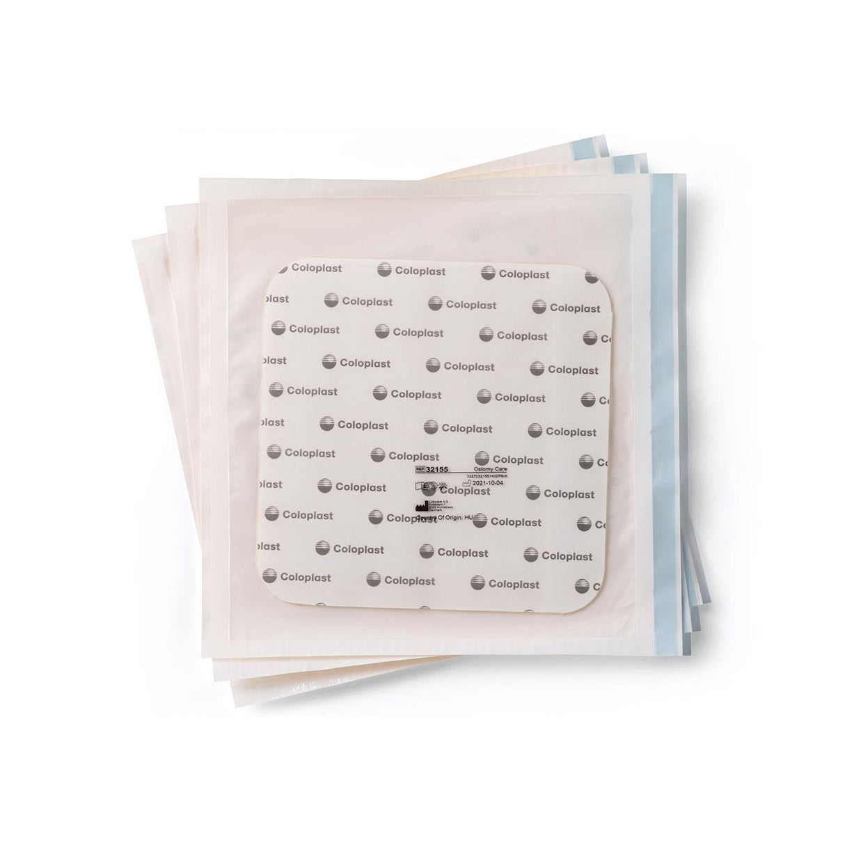Coloplast Brava Stoma Skin Protective Sheet Ostomy Barrier with Moist Adhesion, 6 x 6 in.
