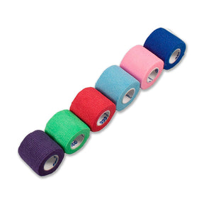Sensi-Wrap Self-Adherent Cohesive Bandage, Nonsterile, Assorted Colors, 2" x 5 yd, Nonwoven Polypropylene Spandex - 3216-Single - LL Medico