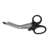 McKesson Medicut Trauma Shears, Black, 5.5" Length, Stainless Steel, Finger Ring Handle, Blunt Tip - 321BKMM-Single - LL Medico