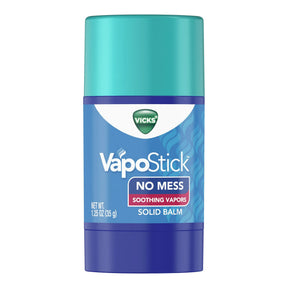Vicks VapoStick Solid Balm, Non-Medicated, Soothing Vapors, 1.25 oz - 32390004343 - LL Medico