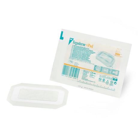 3M Tegaderm +Pad Transparent Film Dressing with Non-Adherent Pad — 3.5" x 6"