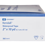 Kendall Waterproof Medical Tape, 2" x 10 Yard, White, Cloth, NonSterile - 3267C - LL Medico