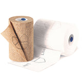Hartmann TwoPress 2 Lite, Two-Layer Lite Compression Bandage System, 4" x 7.1 Yard / 4" x 8.9 Yard, Tan / White, Self-Adherent Closure, Nonsterile, 30 mmHg - 332021-Single - LL Medico