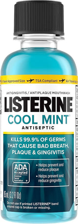 Listerine Cool Mint Antiseptic Mouthwash, 3.2 oz