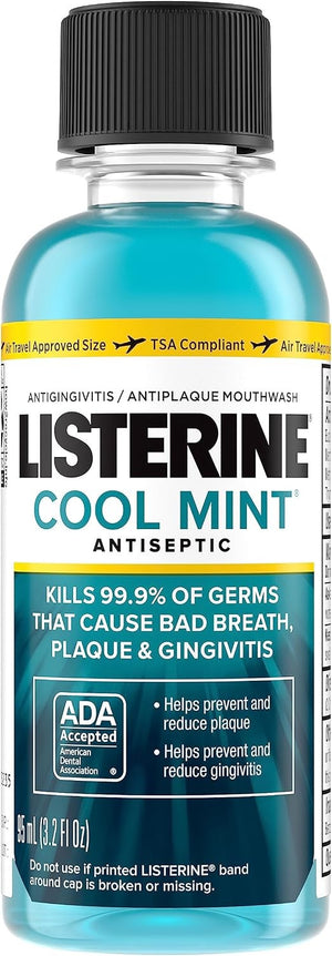 Listerine Cool Mint Antiseptic Mouthwash, 3.2 oz