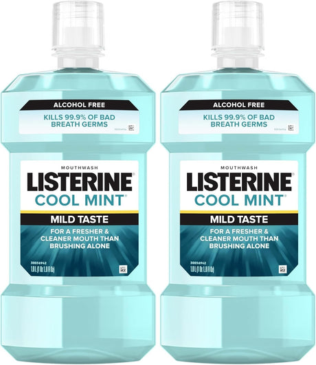 Listerine Cool Mint Antiseptic Mouthwash, 3.2 oz