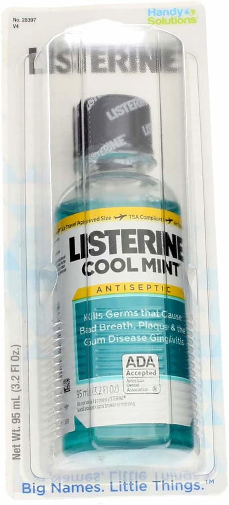 Listerine Cool Mint Antiseptic Mouthwash, 3.2 oz