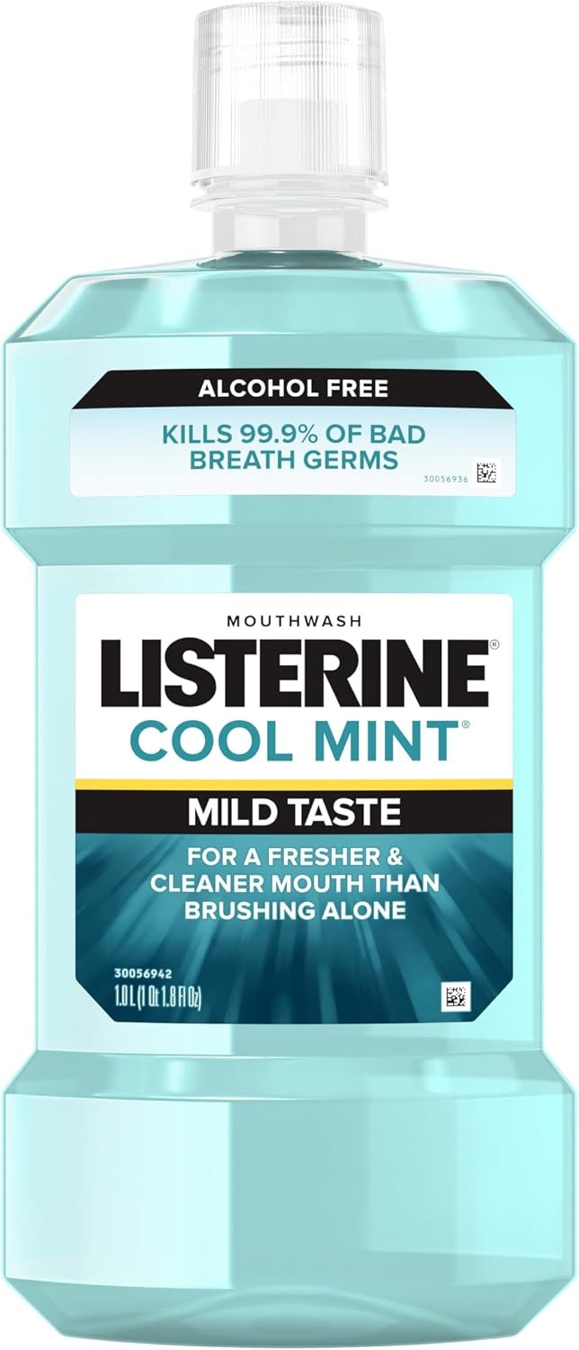 Listerine Cool Mint Antiseptic Mouthwash, 3.2 oz
