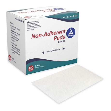 dynarex Nonadherent Dressing, 3 x 4 Inch
