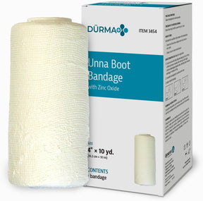 Dynarex Unna Boot with Zinc Oxide, 4 Inch x 10 Yard