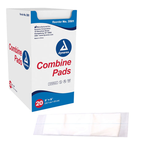 dynarex Sterile Abdominal Pad, 5 x 9 Inch