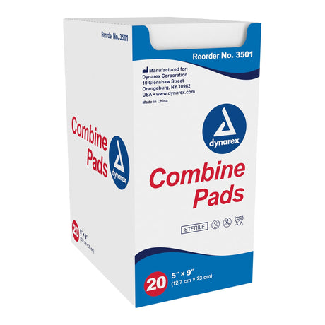 dynarex Sterile Abdominal Pad, 5 x 9 Inch