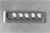 Teleflex Surgical Peanut Sponge, X-Ray Detectable, 3/8" Diameter, Sterile