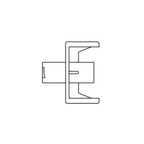 Cardinal Health Straight Tubing Connector, 3/8