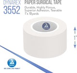 Dynarex Paper Medical Tape, 1 Inch x 10 Yard, White