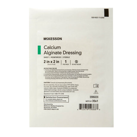 McKesson Alginate Dressing, 2 x 2 Inch