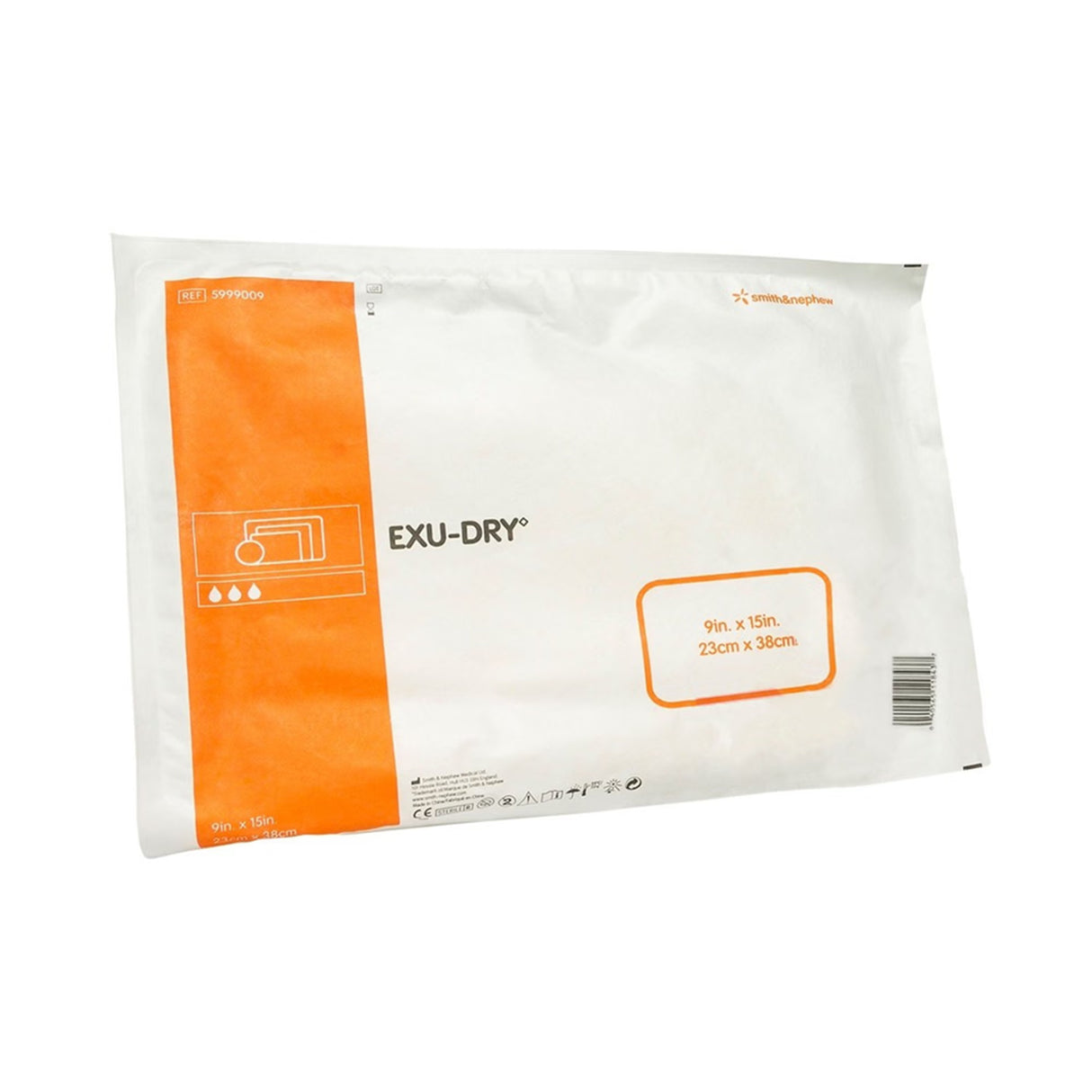 Smith & Nephew Exu-Dry Anti-Shear Super Absorbent Dressing, 6 x 9 inch
