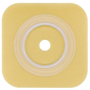 Sur-Fit Natura Durahesive Skin Barrier, Flat, Extended Wear, Cut-to-Fit 2 5/8 to 3 1/2" Opening, 100mm Flange, 6" x 6" - 401905 - LL Medico