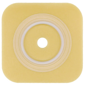 Sur-Fit Natura Durahesive Skin Barrier, Flat, Extended Wear, Cut-to-Fit 2 5/8 to 3 1/2" Opening, 100mm Flange, 6" x 6" - 401905 - LL Medico