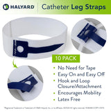 O&M Halyard Leg Strap for Universal Indwelling Catheter, 2 x 24 Inch
