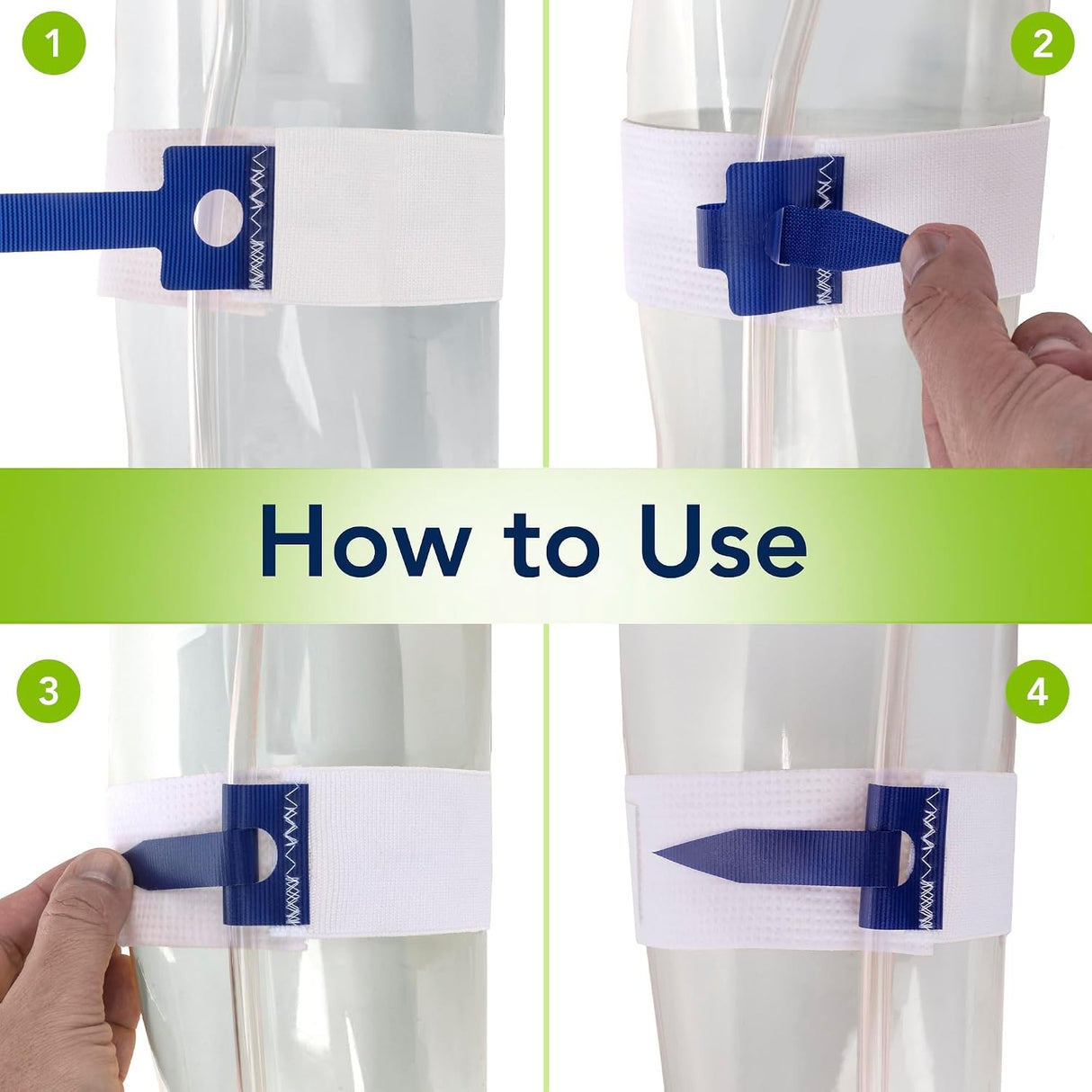 O&M Halyard Leg Strap for Universal Indwelling Catheter, 2 x 24 Inch