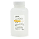 McKesson Saline Irrigation Solution, 0.9% Sodium Chloride, Sterile, 250 mL Bottle - 37-6270 - LL Medico