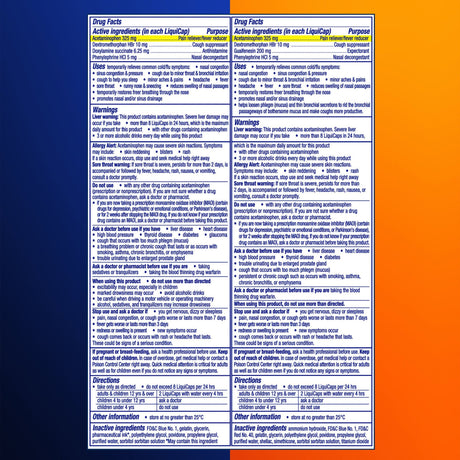 Vicks DayQuil Severe Cold & Flu LiquiCaps, Maximum Strength