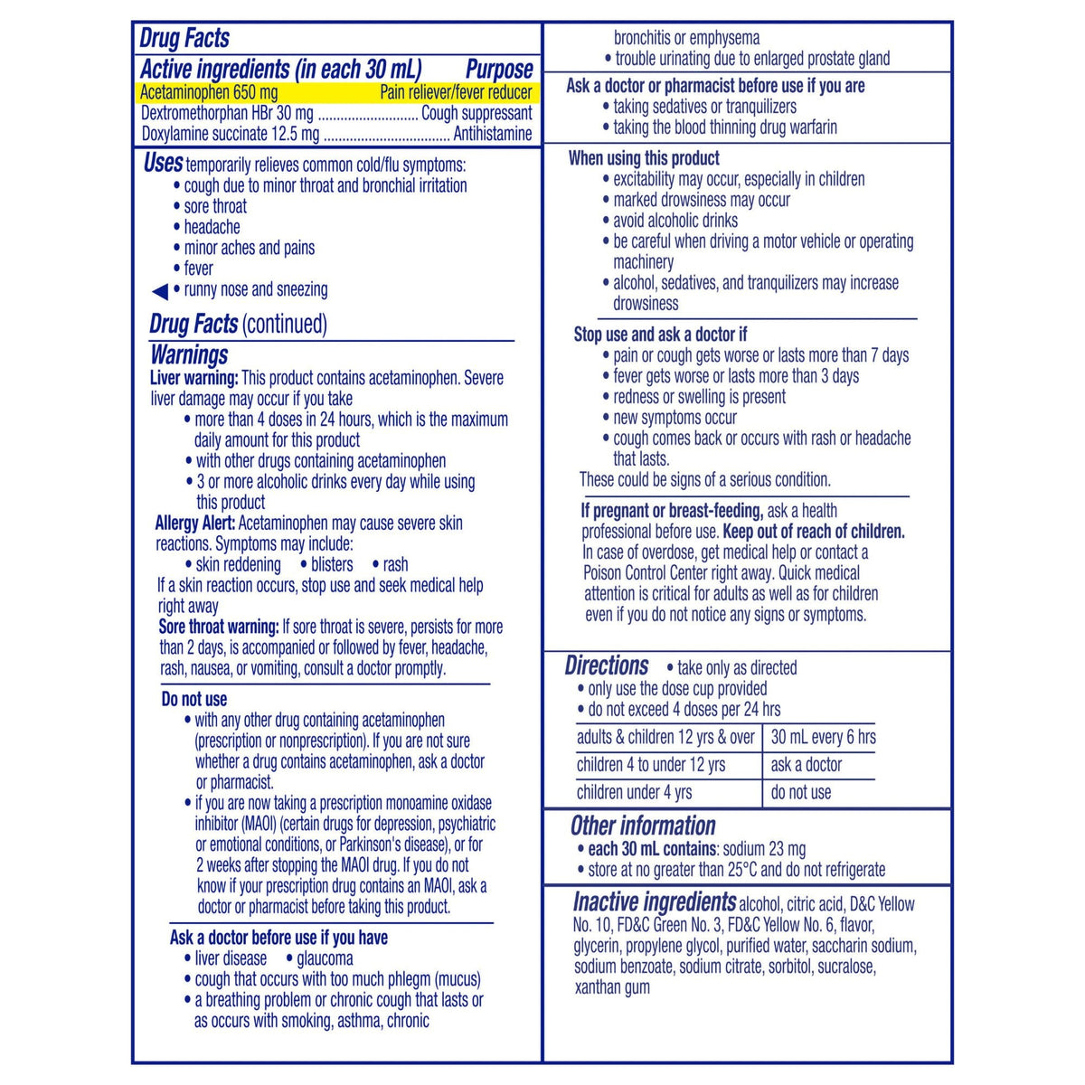 Vicks NyQuil Cold & Flu Nighttime Relief Liquid, 8 fl oz - 37000080708 - LL Medico