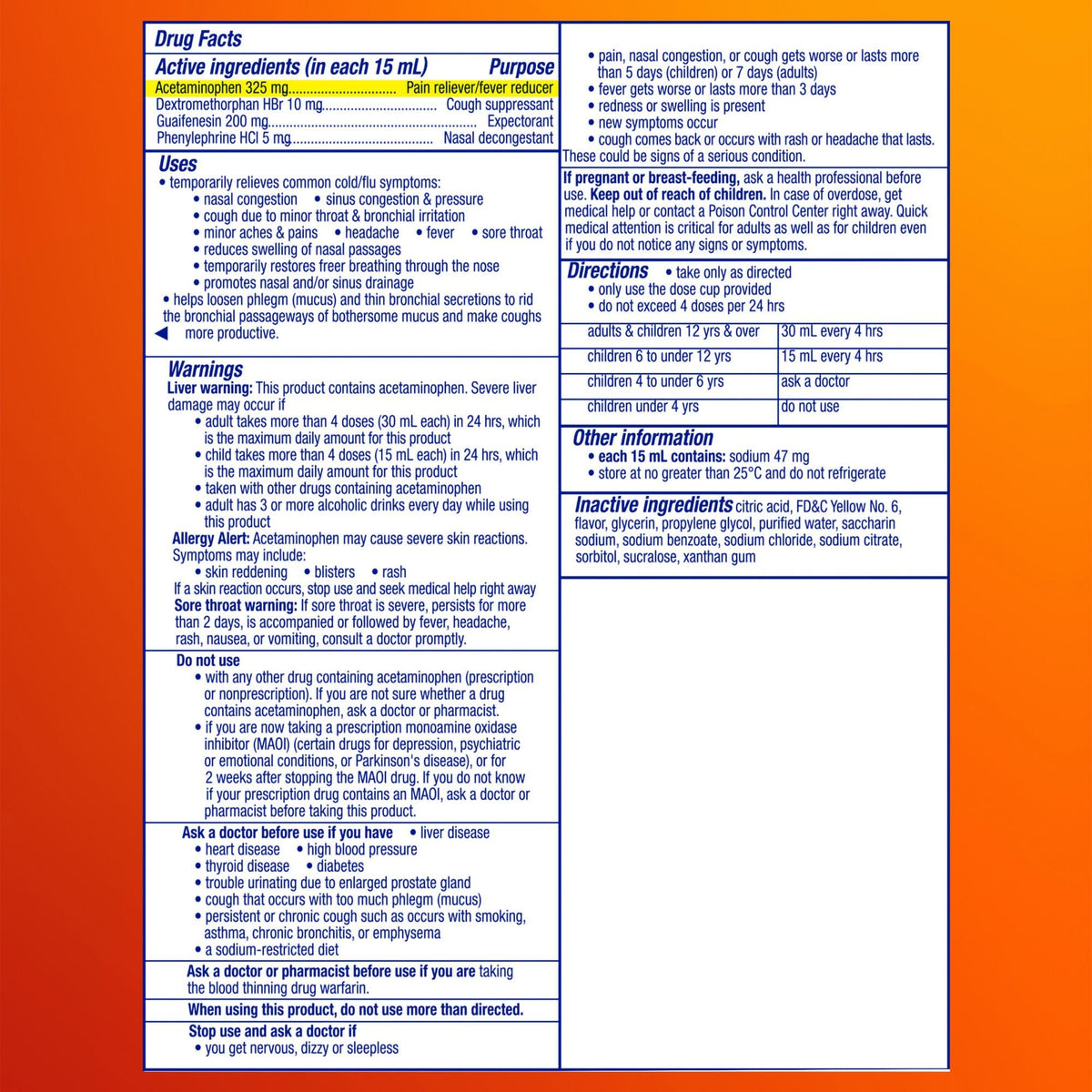 Vicks DayQuil Severe Cold & Flu Relief Liquid, Maximum Strength, 8 oz - 37000081008 - LL Medico
