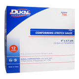 Dukal Conforming Stretch Gauze Bandage, Sterile, 4" x 4.1 Yard - 704 - LL Medico