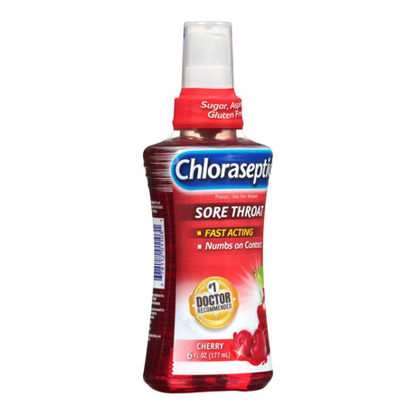 Chloraseptic Sore Throat Relief Oral Spray, Phenol 1.4%, 6 oz