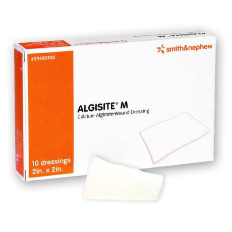 Smith & Nephew AlgiSite M Calcium Alginate Dressing, Square — 2" x 2"