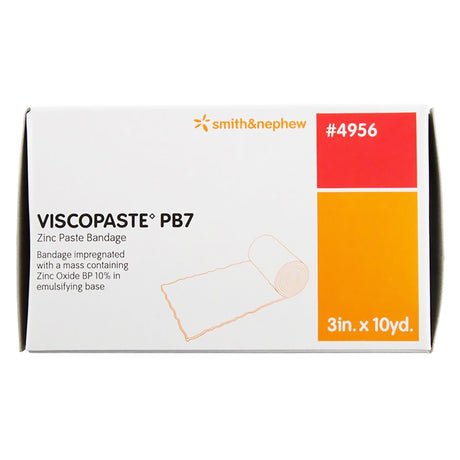 Smith & Nephew Viscopaste PB7 Zinc Paste Bandage, 3" x 10 Yard - 4956 - LL Medico