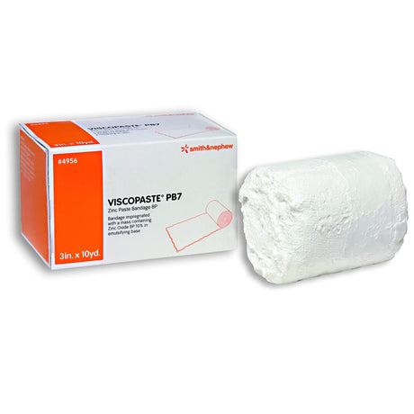 Smith & Nephew Viscopaste PB7 Zinc Paste Bandage, 3" x 10 Yard - 4956 - LL Medico